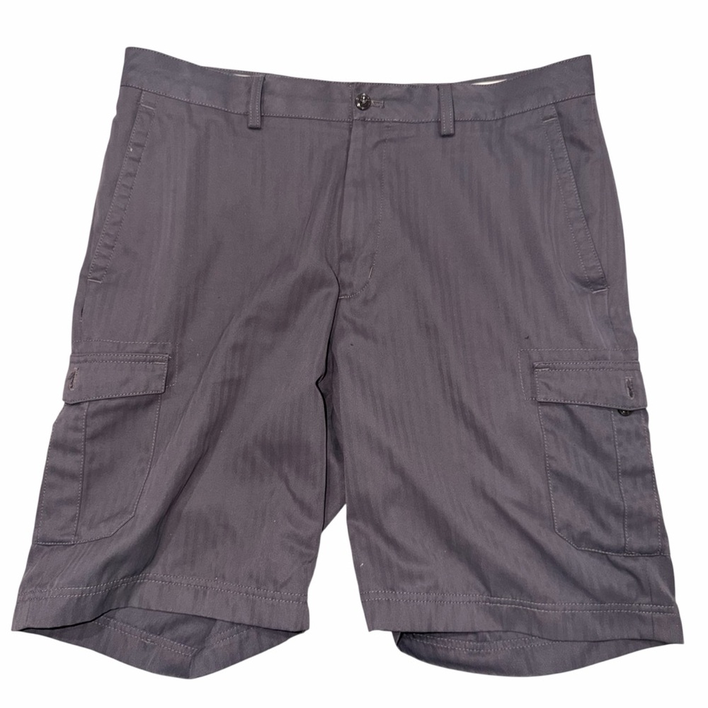 Island Republic Men's Dark Gray Cargo Shorts